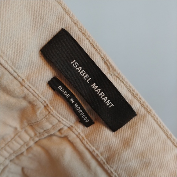 ISABEL MARANT | cream high rise skinny jeans - Picture 6 of 8